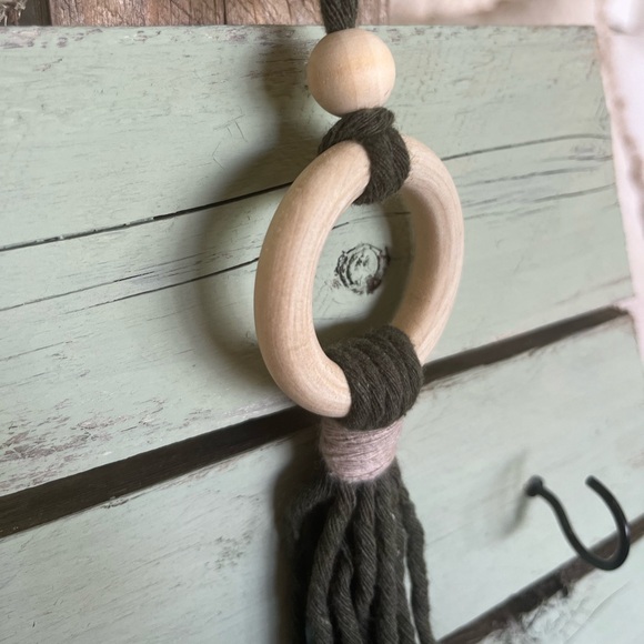 Christmas Tree Ornament // Hand Made Macrame - Picture 2 of 3